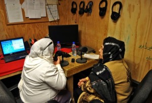 Two women radio broadcasters run a show in Afghanistan's most cnservative region