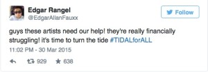 Has the Tidal backlash already begun? Safari, Today at 3.37.09 PM