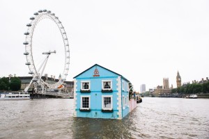 Floating House on River Thames