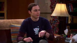 Popular TV Series The Big Bang Theory uses imagery from Reddit.